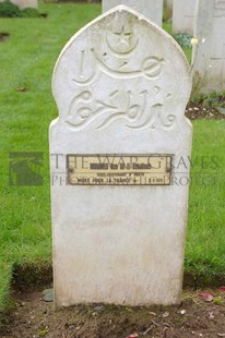 Doullens Communal Cemetery Extension No.1 - Mohamed, Ali Keballouis